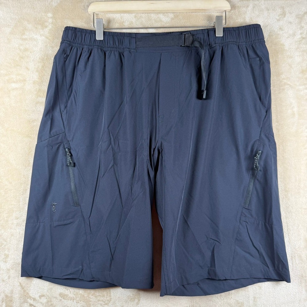 American Tall NWT Mens Cargo Active Shorts Navy Blue 40 XT Lightweight Utility